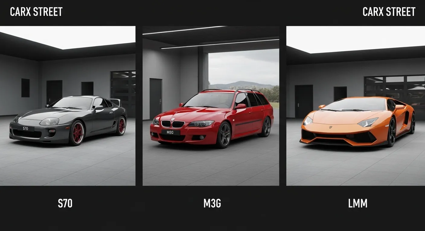 CarX Street v1.16.0 New Cars S70 M3G LMM CC3