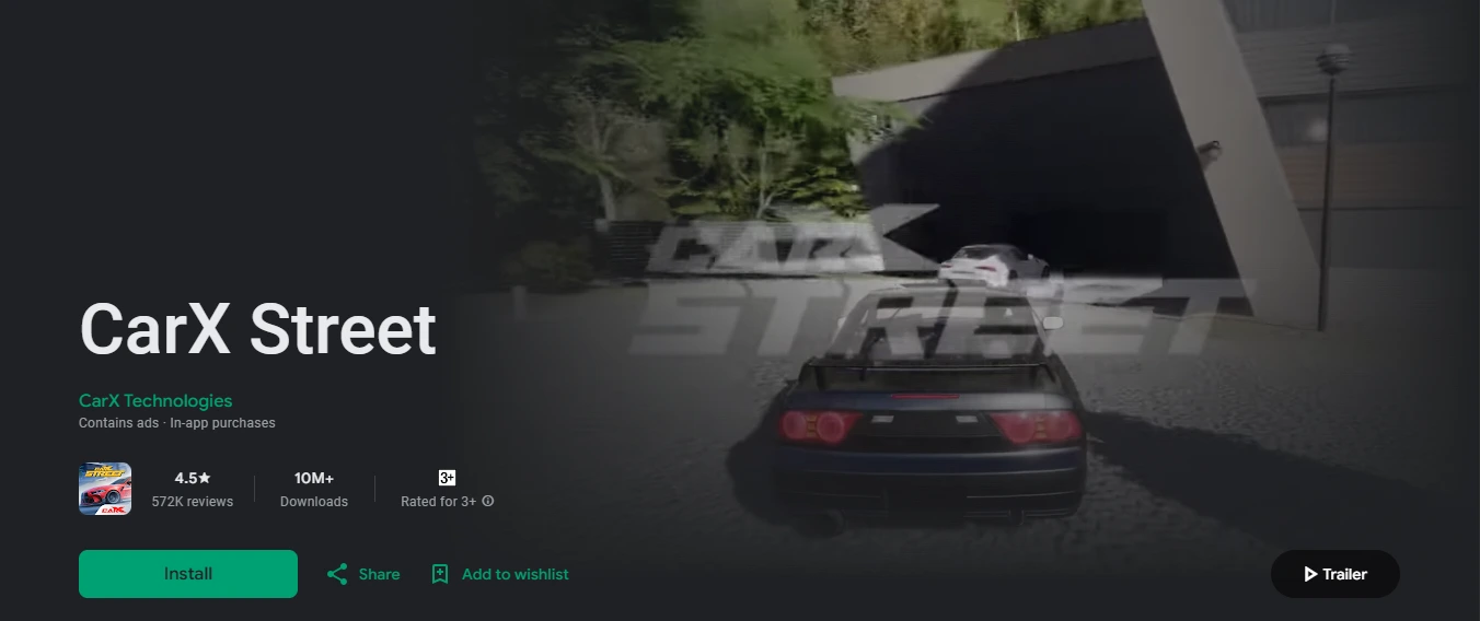 CarX Street old versions archive — download and downgrade safely