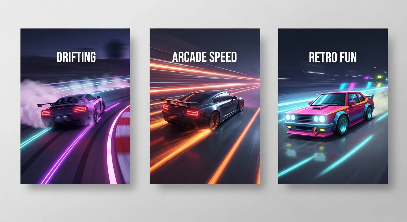 How to choose multiplayer racing game mood drifting arcade retro